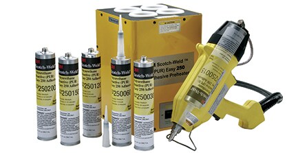 Adesivi 3M Scotch-Weld™ PUR per applicazioni di assemblaggio e fissaggio di parti fustellate
