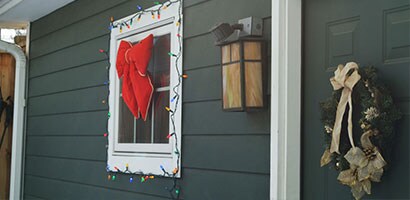 Il paese delle meraviglie invernale: decorazione natalizia per esterni